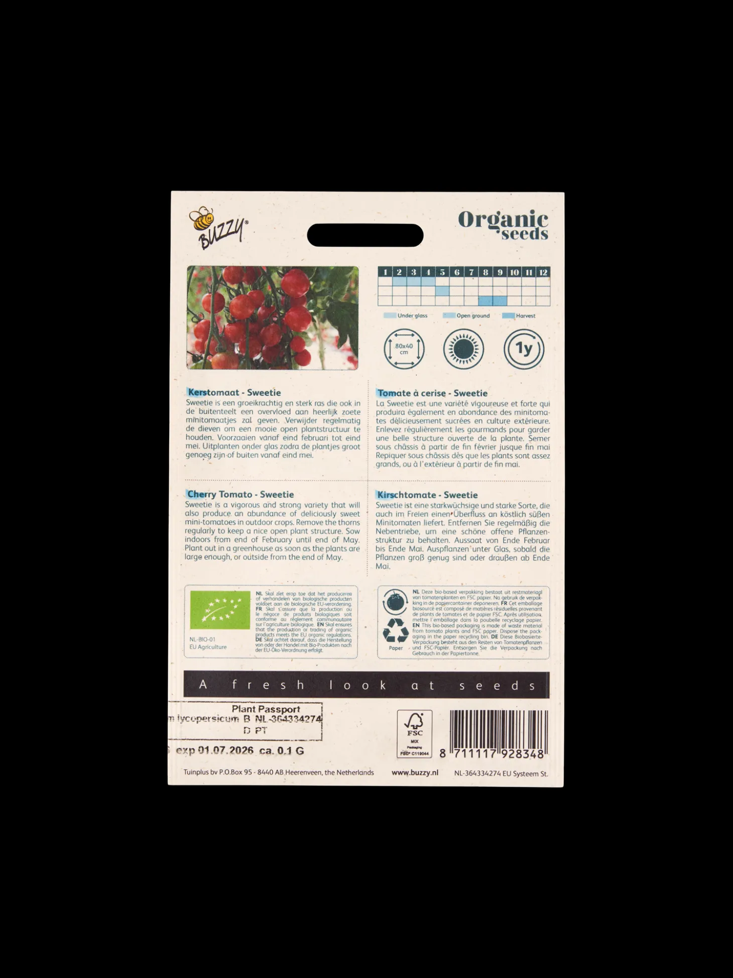 Buzzy® økologiske Cherrytomatfrø