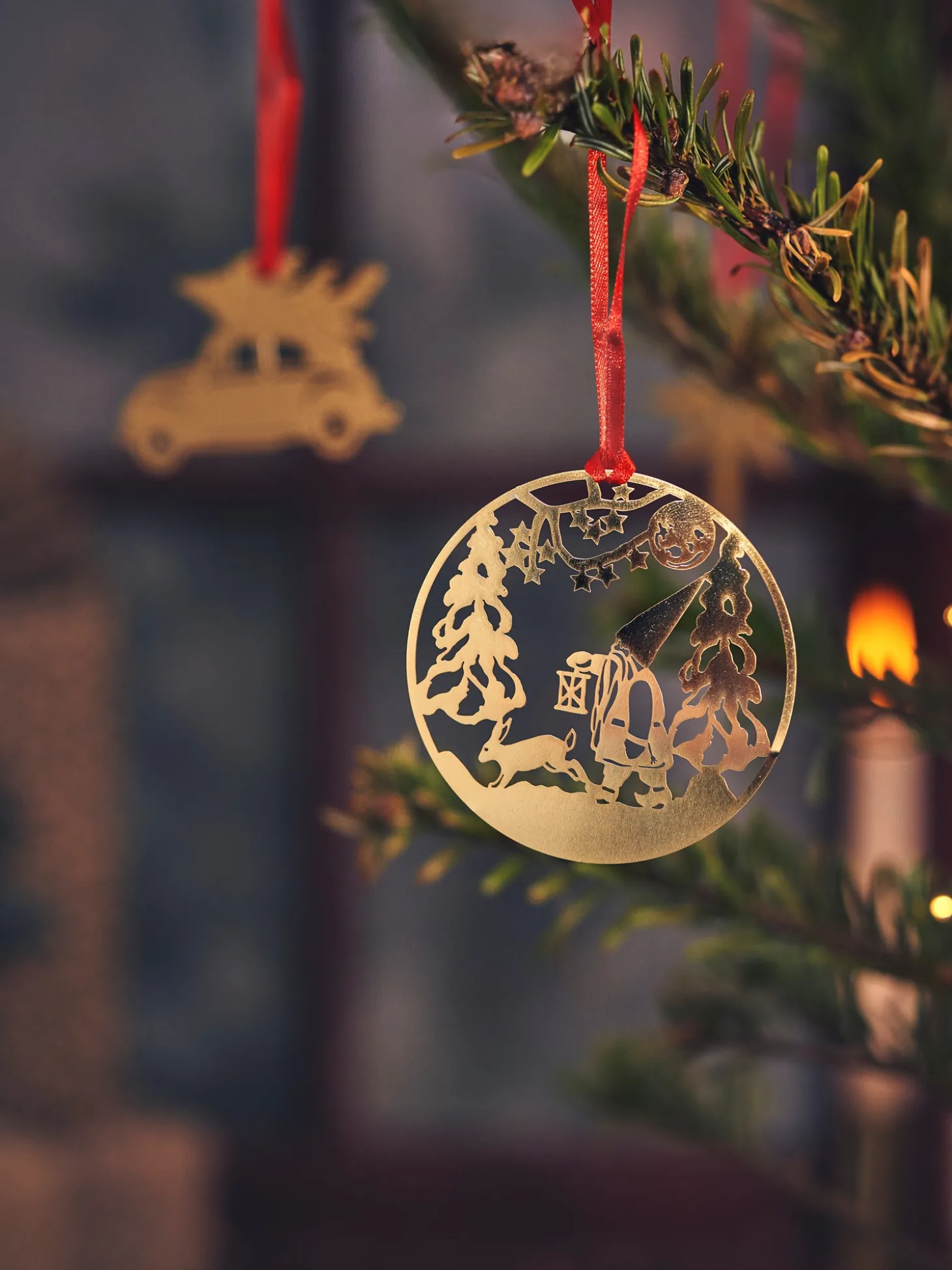 Juleophæng Med Vinterlandsmotiver