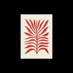 Plakat Red Branch / Lino Print A3